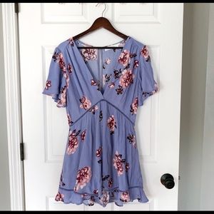 ASTR Periwinkle Romper
